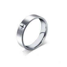Trendy stainless steel silver jewelry ring gift for girlfriend/boyfriend